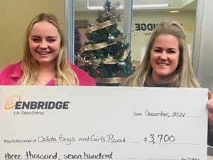 Enbridge awards $3,700 to Dakota Boys and Girls Ranch